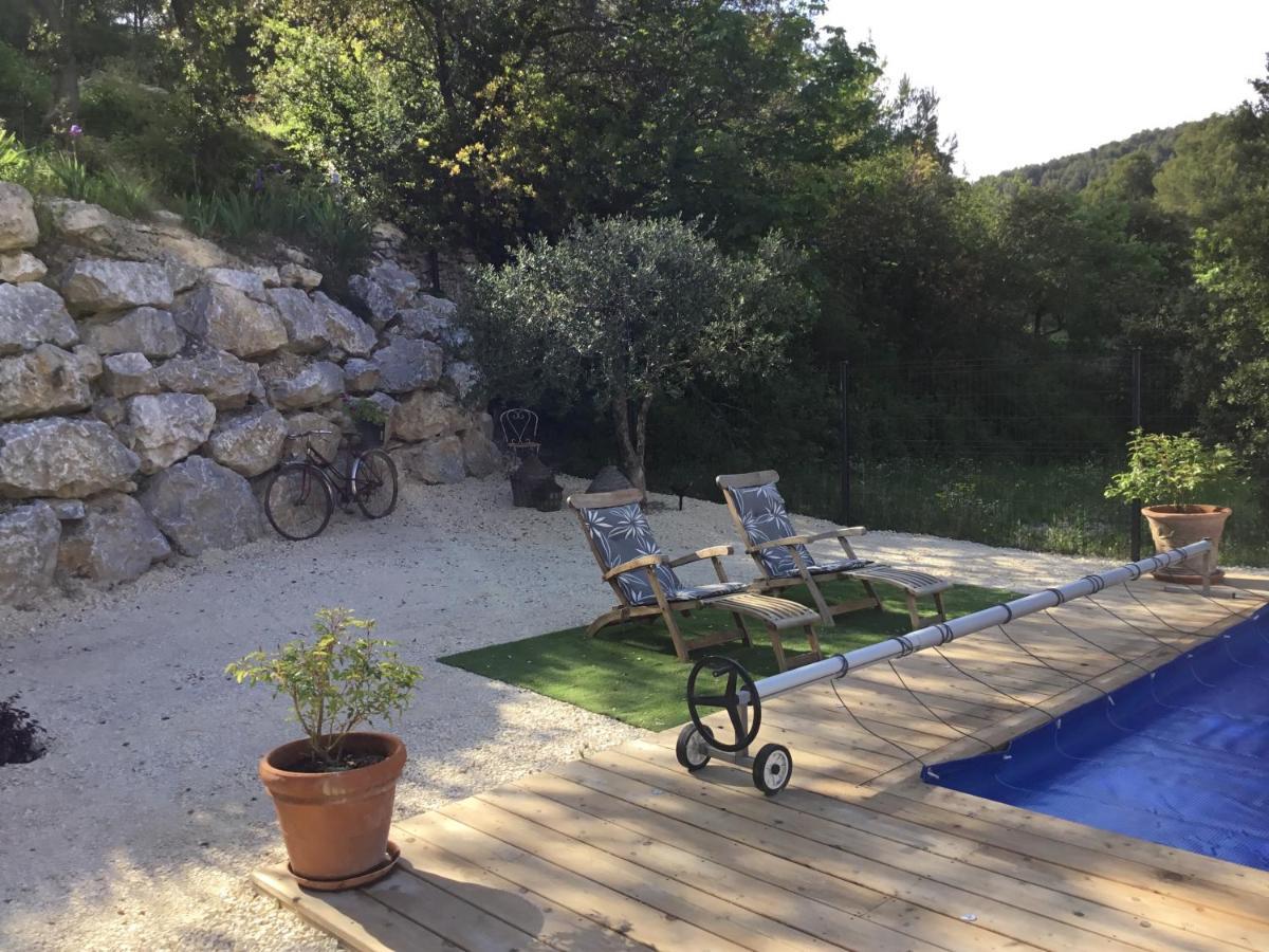 Studio De Charme Avec Piscine Fontaine-de-Vaucluse Luaran gambar